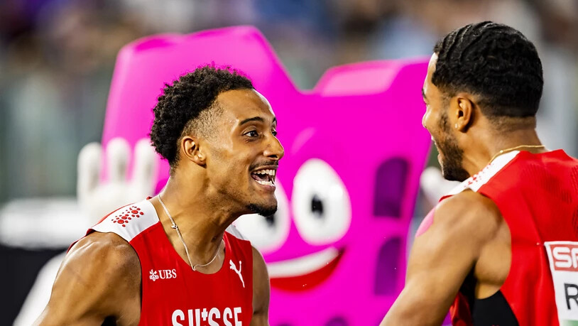 Sie können es kaum glauben: Gold (Mumenthaler links) und Bronze (Reais)