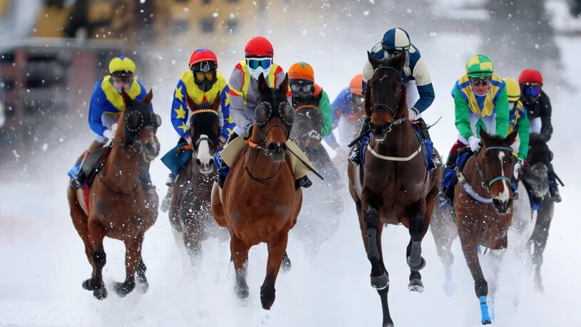 In Action: Dieses Wochenende gibts das nicht zu sehen in St. Moritz.