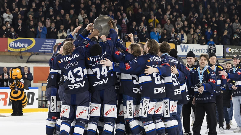 Der HC La Chaux-de-Fonds gewinnt den Schweizer Cup zum ersten Mal in der Klubgeschichte