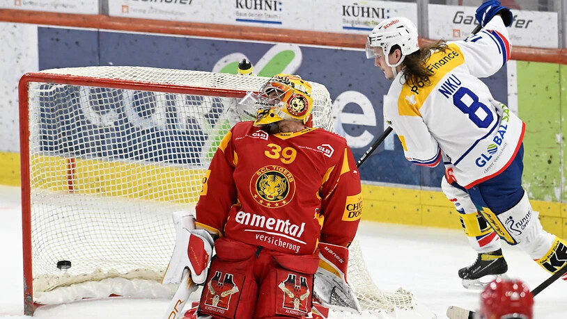 Dagegen erwischte Langnaus Torhüter Luca Boltshauser beim 2:4 gegen Kloten nicht den besten Tag