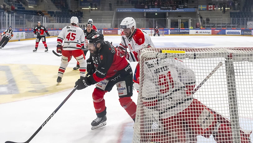 Tor reingehalten: Visp mit Goalie Robin Meyer setzte sich gegen Basel 1:0 durch