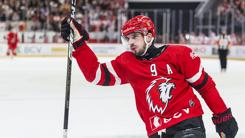 Damien Riat traf für Lausanne doppelt