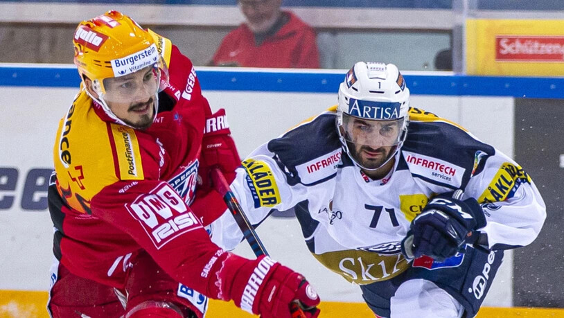 Stieg 2018 mit den Rapperswil-Jona Lakers in die National League auf: Der heutige Visp-Verteidiger Jorden Gähler. 2022 schaffte er das Gleiche auch mit Kloten