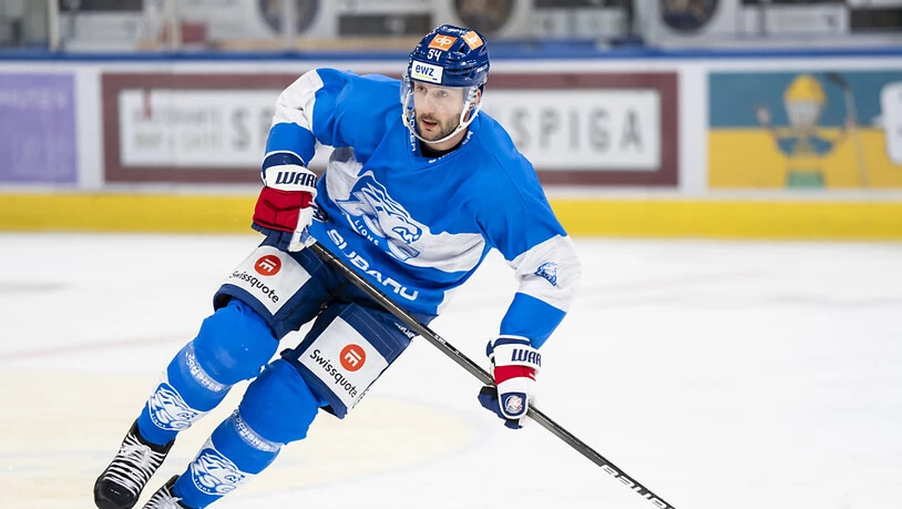 Verteidiger Christian Marti befindet sich mit den ZSC Lions auf Kurs