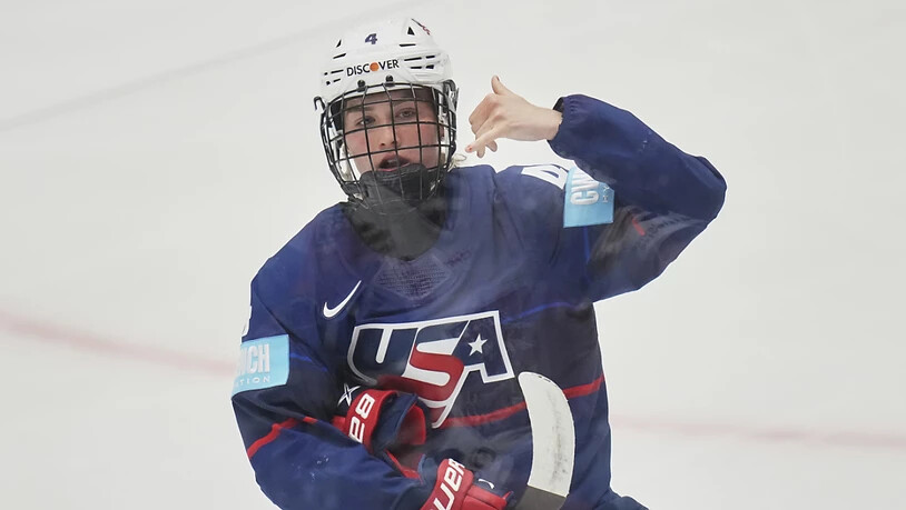 Caroline Harvey jubelt als eine der US-Torschützinnen