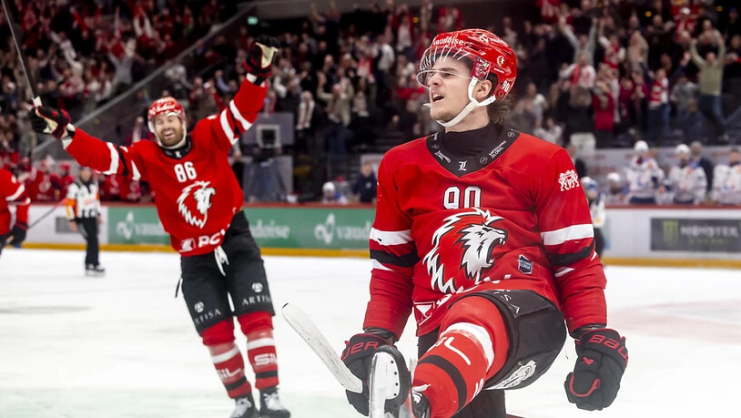 Theo Rochette glänzte beim 4:2-Heimsieg von Lausanne am Samstag mit einem Hattrcik