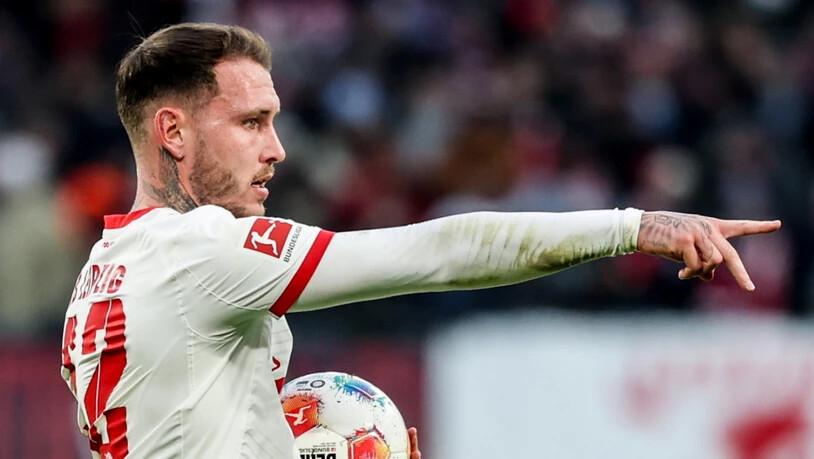 David Raum verpasste das Leipziger Führungstor ganz knapp