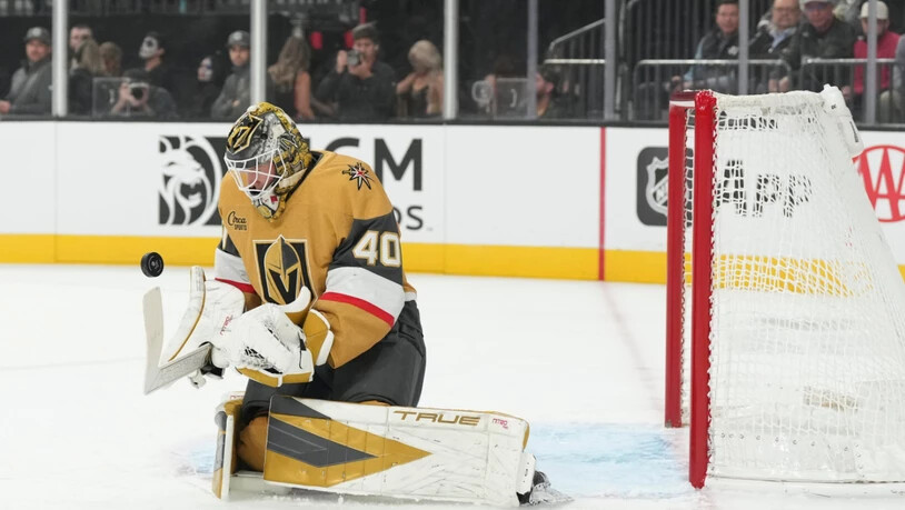 Akira Schmid zeigt zeigt gegen die New Jersey Devils eine ganz starke Leistung