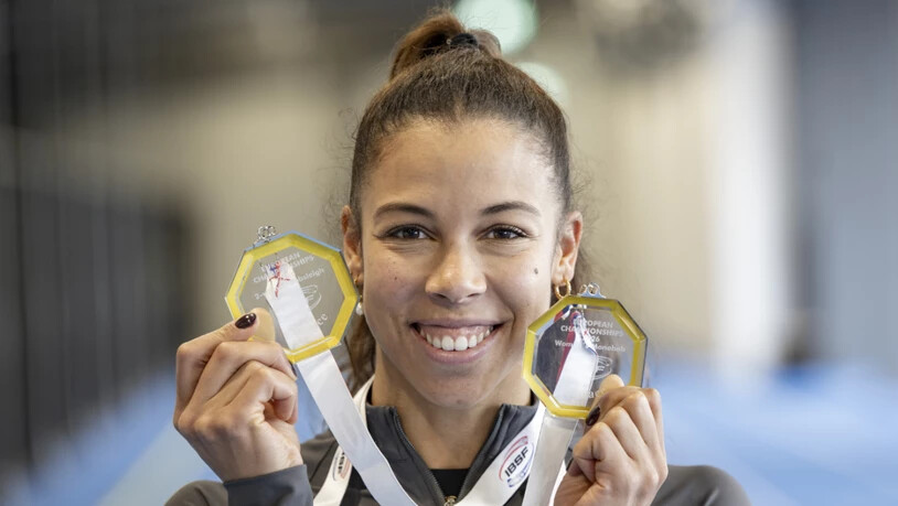Die zweifache Europameisterin Melanie Hasler ist die grosse Hoffnungsträgerin im Schweizer Olympia-Bobteam in Cortina