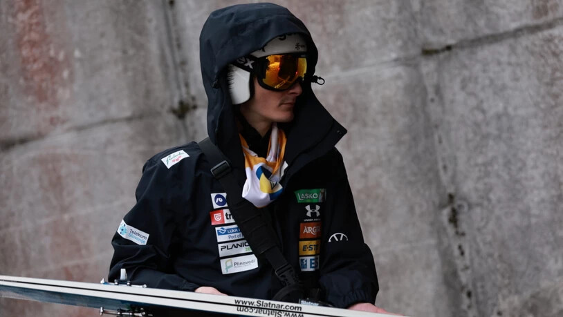 Seine Ski weniger gut im Griff als auf der Schanze: Domen Prevc