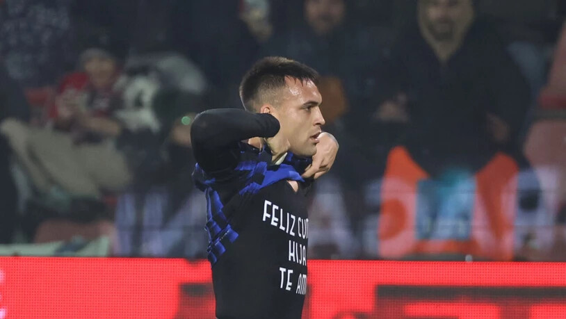 Lautaro Martinez schoss in Cremonese das 1:0 für Inter