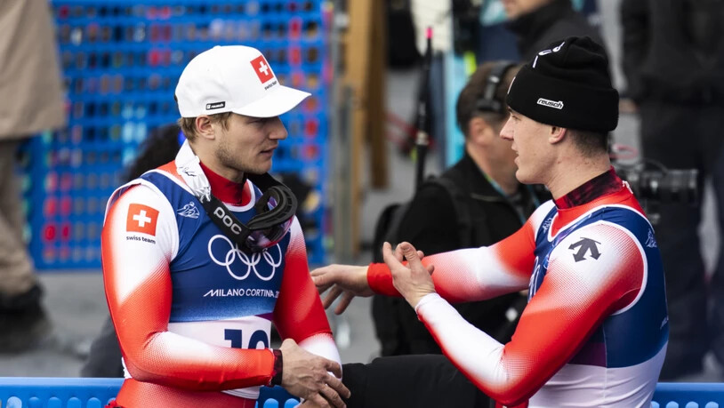 Franjo von Allmen und Marco Odermatt fahren aufs Podest im Super-G