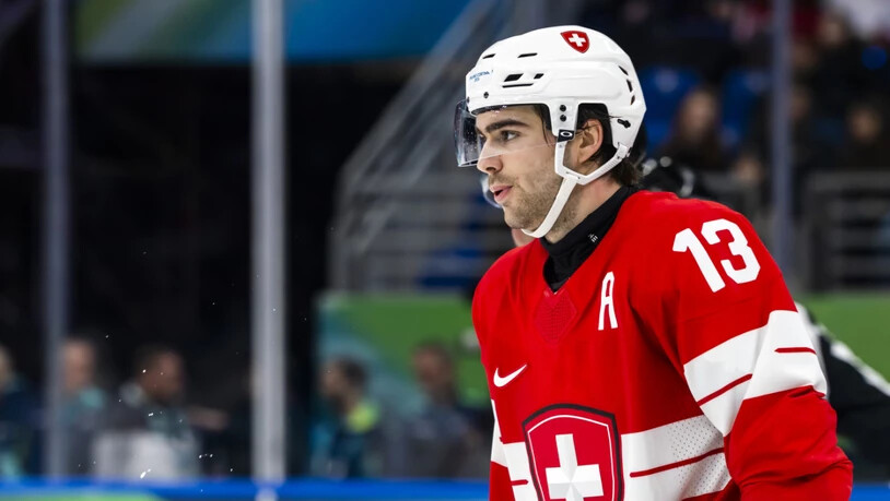 Nico Hischier gab am Donnerstag sein Olympia-Debüt