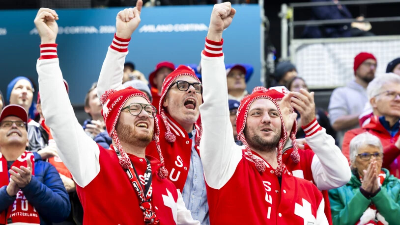 Rund 5000 Schweizer Fans unterstützten die Nati am Donnerstag im Startspiel in Mailand