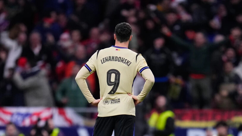 Robert Lewandowski ist bedient