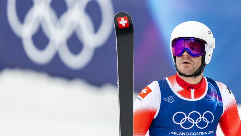 Thomas Tumler hat als Vierter im Olympia-Riesenslalom knapp das Nachsehen