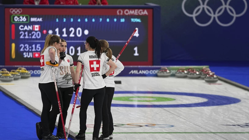 Silvana Tirinzoni, Alina Pätz, Selina Witschonke und Carole Howald befreien sich gegen Kanada nach einem 0:4-Rückstand und einem Ausrutscher gegen Japan zuvor