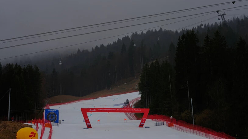 Wegen Nebels in der Strecke fiel der Super G von Garmisch am Sonntag aus. Nachgeholt wird er in zwei Wochen in Frankreich