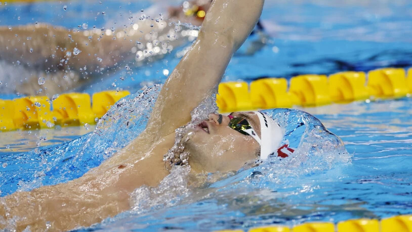 Roman Mityukov schwimmt stark in Lausanne