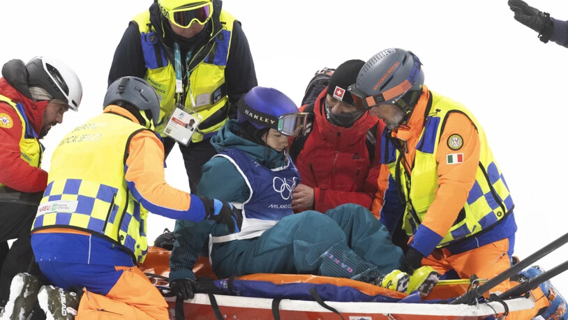Den Sturz im olympischen Big-Air-Wettkampf hat Mathilde Gremaud medizinisch noch nicht ganz verdaut