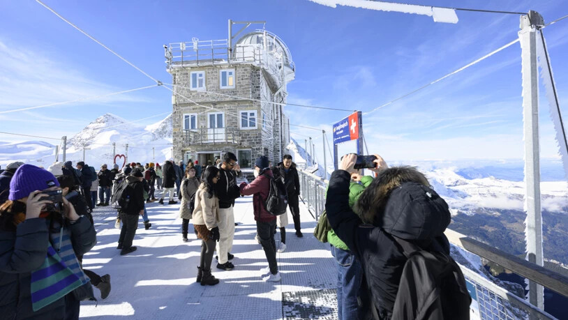 Die Jungfraubahnen haben 2025 mit Attraktionen wie dem Jungfraujoch mehr Umsatz gemacht. (Archivbild)