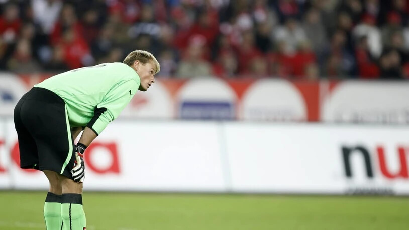 Österreichs Alexander Manninger bei einem Länderspiel im Oktober 2007 im Zürcher Letzigrund gegen den Schweiz