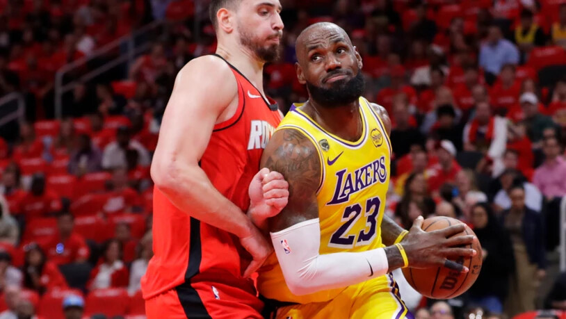 LeBron James führt die Los Angeles Lakers zum dritten Sieg gegen die Houston Rockets
