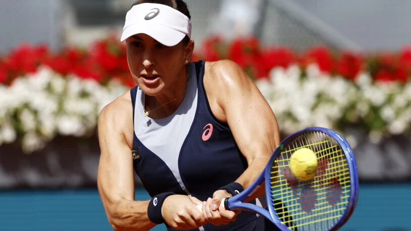 Belinda Bencic muss gegen Diana Shnaider kämpfen, zieht dann aber in die Achtelfinals von Madrid ein