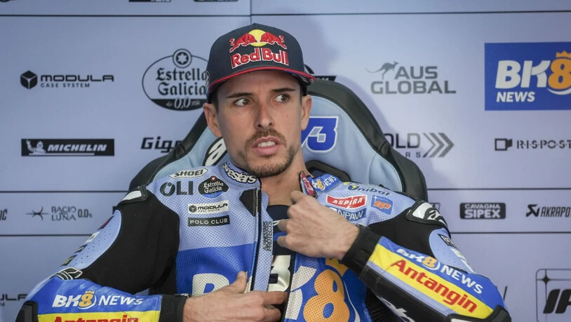 Der Sieger Alex Marquez bei den Rennvorbereitungen