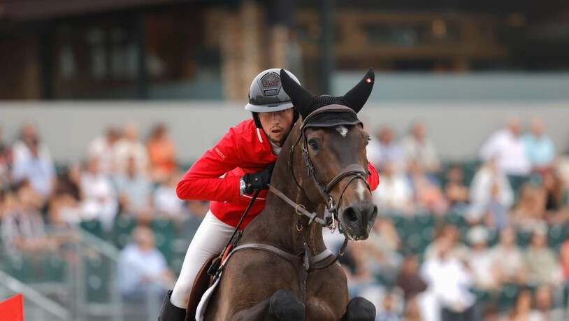 Martin Fuchs mit Conner Jei auf dem 2. Platz