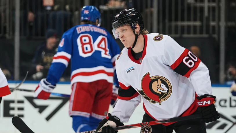 Der künftige Lugano-Verteidiger Lassi Thomson bestritt mit den Ottawa Senators 30 Spiele in der NHL
