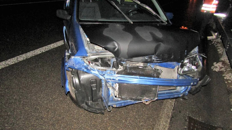 Der 20-jährige Fahrzueglenker verlor wegen eines Sekundenschlafs die Kontrolle über sein Auto.