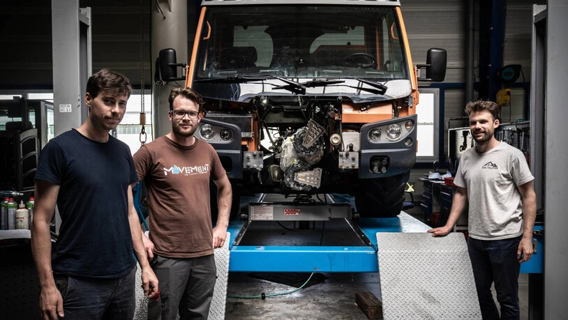 Die Köpfe hinter DDP Innovation: David Pröschel, David Koller und Patrik Koller (von links).