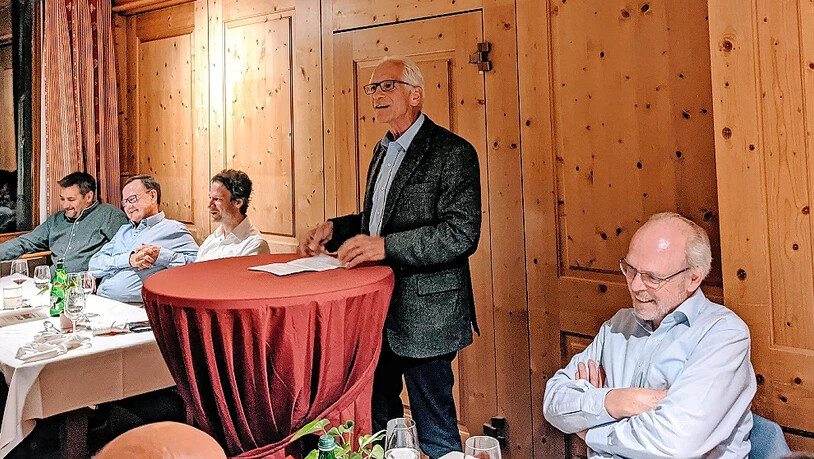 Für einen Abend nochmals Landammann sein: Tarzisius Caviezel nahm diese Gelegenheit gerne wahr. 