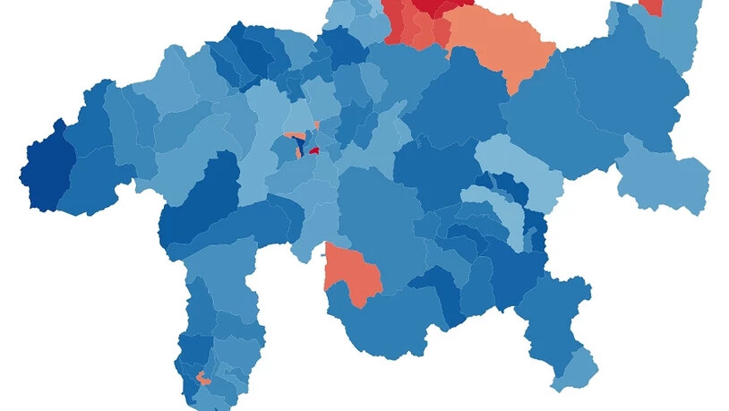 Klosters und Davos waren sich beim Covid-Gesetz uneinig.