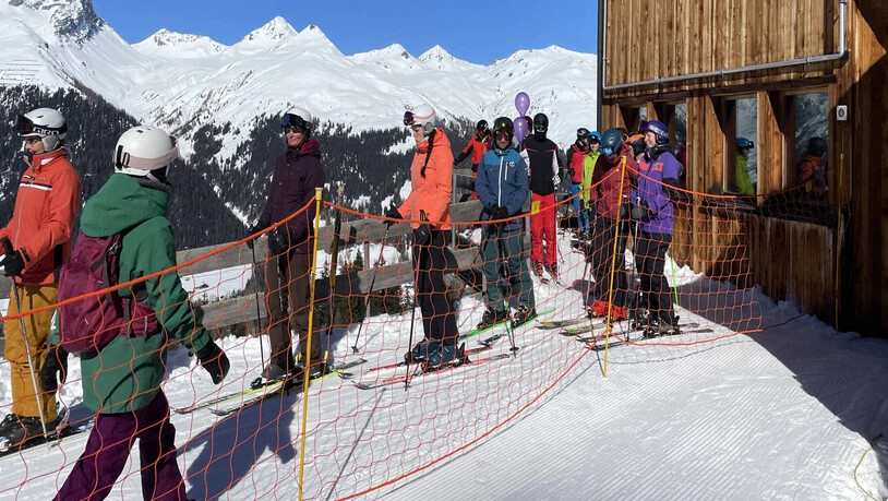 So viel Andrang hatte der Nüllilift schon lange nicht mehr gesehen. 