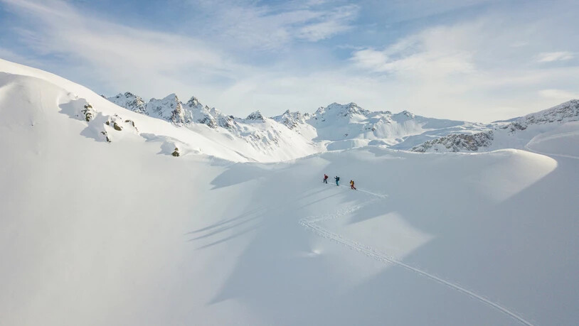 Grosser Naturerlebnis: Wer auf Skitour geht, braucht Ausdauer, Kraft und gute Kenntnisse der Schneesituation.