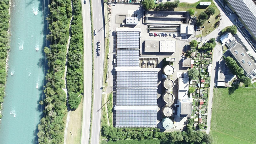 Kläranlage Chur: Seit dem 1. November wird gänzlich auf russisches Erdgas verzichtet.