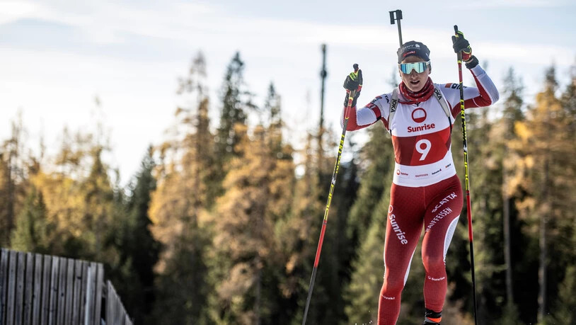 Ansprechende Premiere: Lydia Hiernickel hat ihre Feuertaufe im Biathlon auf Weltcupstufe bestanden.