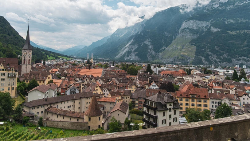 Chur als Zentrum des Kantons Graubünden: Ein Erdbeben gehört zu den grössten Gefahren im Kanton.