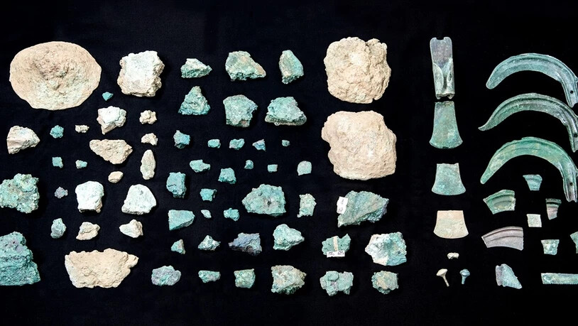 Auf einen Blick: Rund 80 Objekte aus der Spätbronzezeit wurden gefunden.