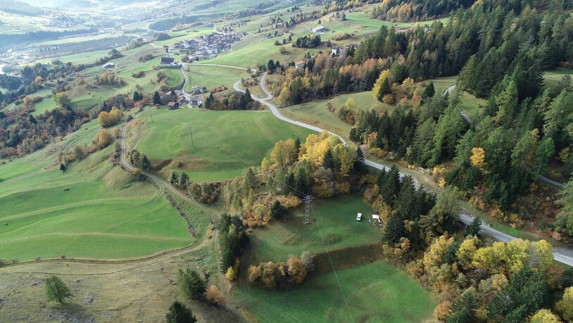 Im Oberhalbstein: Der Fundort liegt unterhalb der urgeschichtlichen Siedlung Motta Vallac bei Salouf.
