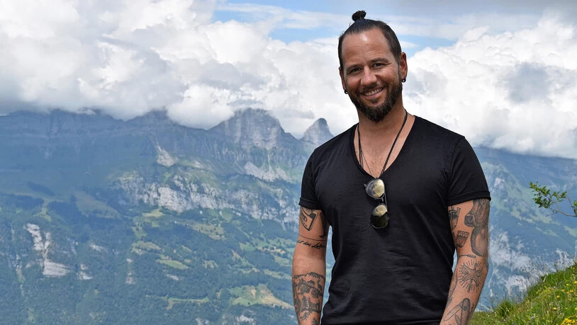 Kennt sich am Flumserberg nun bestens aus: «Alpentainer» Marc Trauffer freut sich auf seinen Auftritt am 29. Juli.             