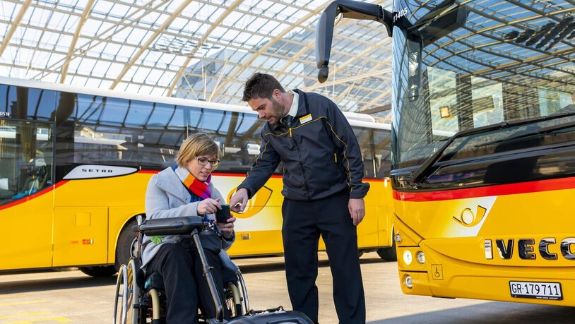 Gleich gut nutzbar für alle: Ab kommendem Sommer wird die Postautostation Chur dem Behindertengleichstellungsgesetz entsprechen.