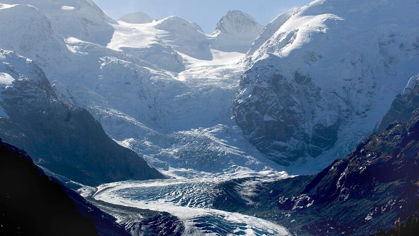 Morteratsch-Gletscher: Er ist der drittlängste Gletscher der Ostalpen.
