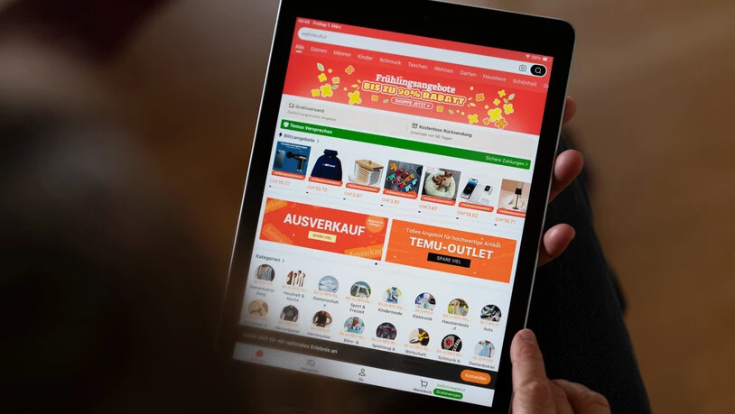 Temu-Angebot: Die Waren aus China kommen schnell, sind billig – aber oft auch von zweifelhafter Qualität: .