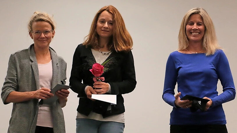 Die ersten Drei der Erwachsenen W50 (v.l.): Ladina Bebi, Pina Fischer und Renata Zala.