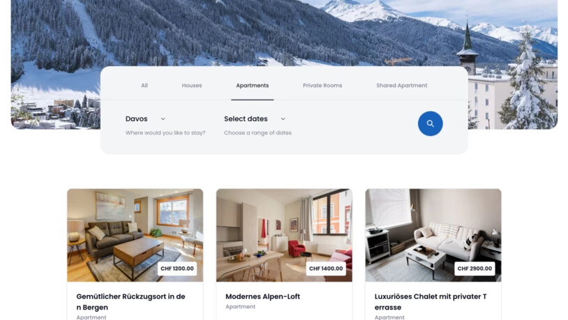 Ab dem 1. Oktober ist das neue Erstwohnungstool online. 