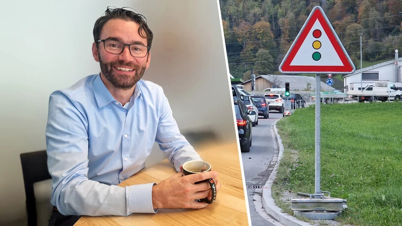Ampel unter Beobachtung: Mit dem bisherigen Resultat der Querspangen-Ampel ist Regierungsrat Thomas Tschudi nicht zufrieden – er warnt aber auch vor voreiligen Schlüssen.