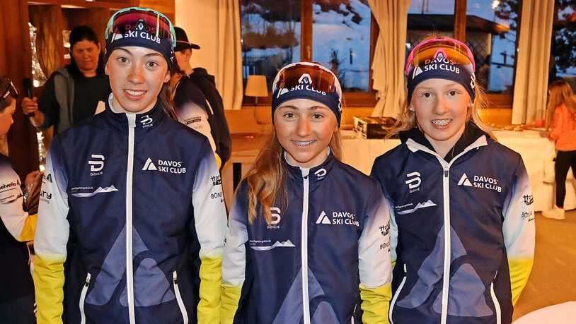 Janina Schlatter, Rosa Weizenegger und Fiona Huber (v. l.) waren heuer erfolgreich unterwegs.  